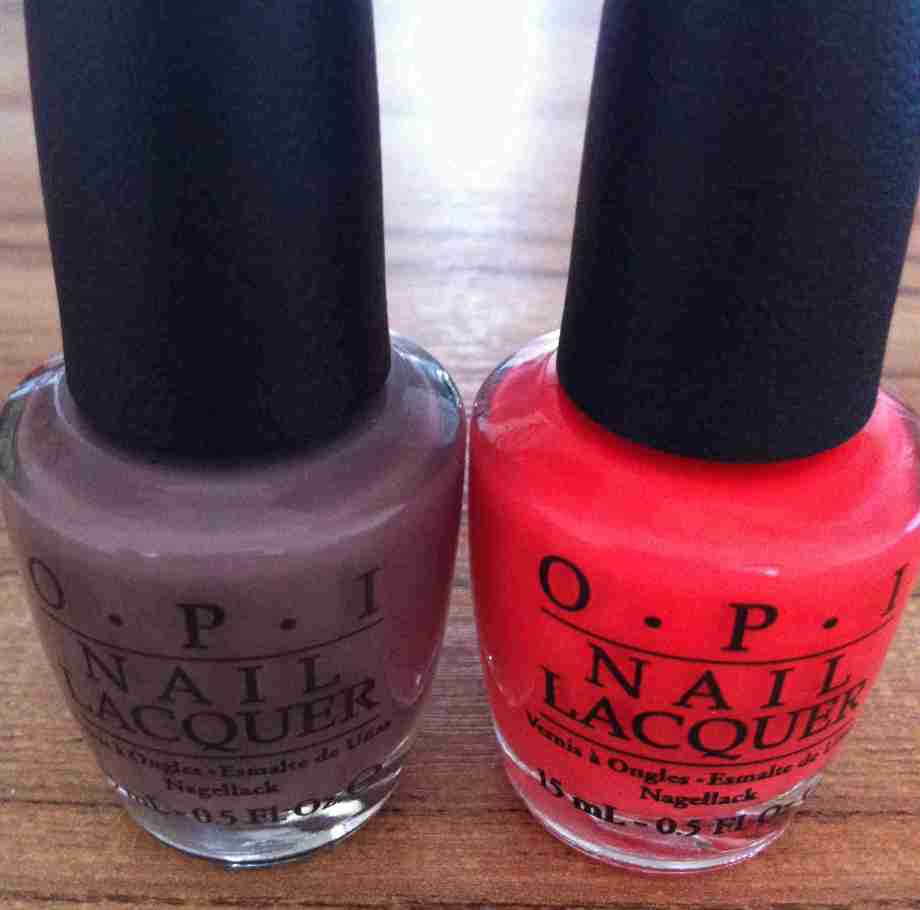 Minha opção para mão e pé da coleção Brazil de OPI: São Paulo Over There é um nude sofisticado lindo! E Live Love Carnaval é um coral cheio de energia para os pés.