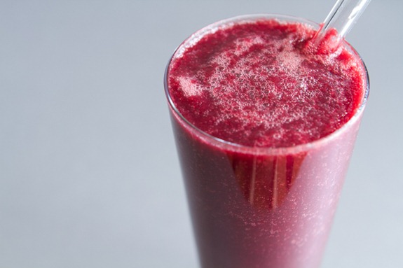 Beterraba, frutinhas vermelhas... Delícia!