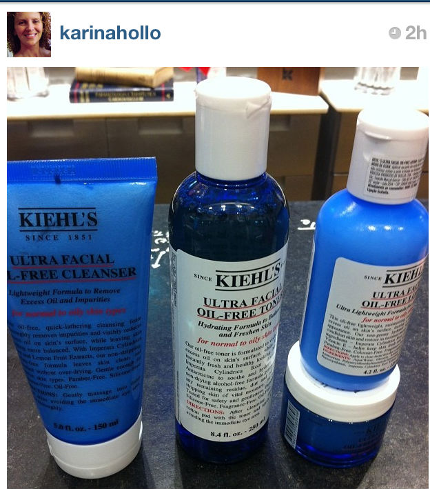 Esta linha seca a oleosidade da pele como mágica